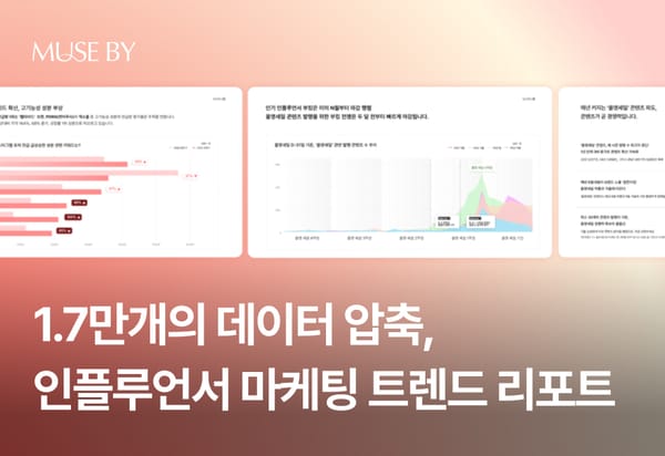 1.7만개 숏폼 데이터 압축, 인플루언서 마케팅 트렌드 리포트